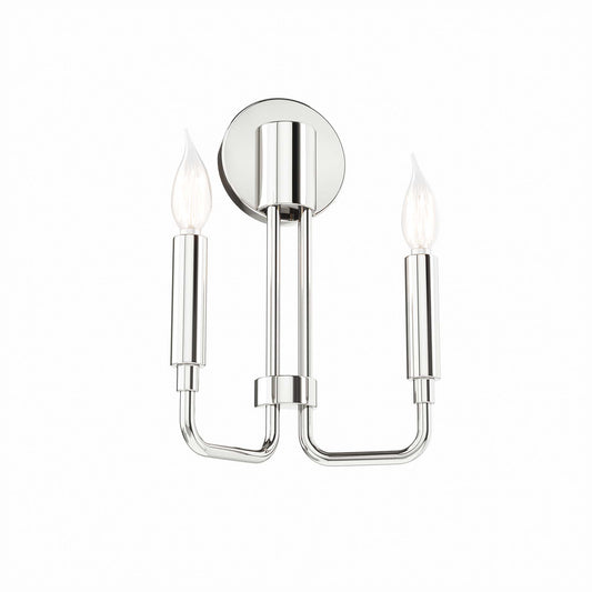 Modway Outlet Rekindle 2-Light Wall Sconce by Modway  Lighting Lighting Polished Nickel - EEI-5638-PON
