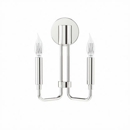 Modway Outlet Rekindle 2-Light Wall Sconce by Modway  Lighting Lighting Polished Nickel - EEI-5638-PON