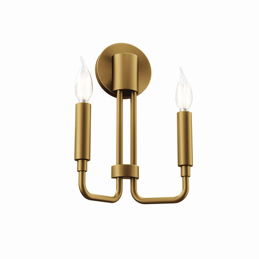Modway Outlet Rekindle 2-Light Wall Sconce by Modway  Lighting Lighting Satin Brass - EEI-5638-SBR