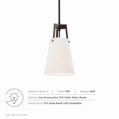 Modway Outlet Aspire Pendant Light by Modway  Lighting Lighting White Bronze - EEI-5639-WHI-BRZ