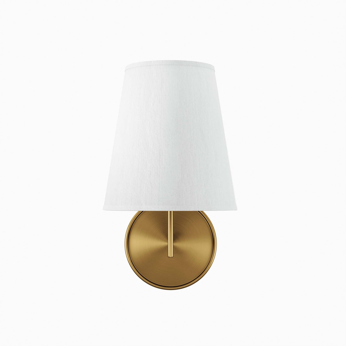 Modway Outlet Surround Wall Sconce by Modway  Lighting Lighting White Satin Brass - EEI-5643-WHI-SBR