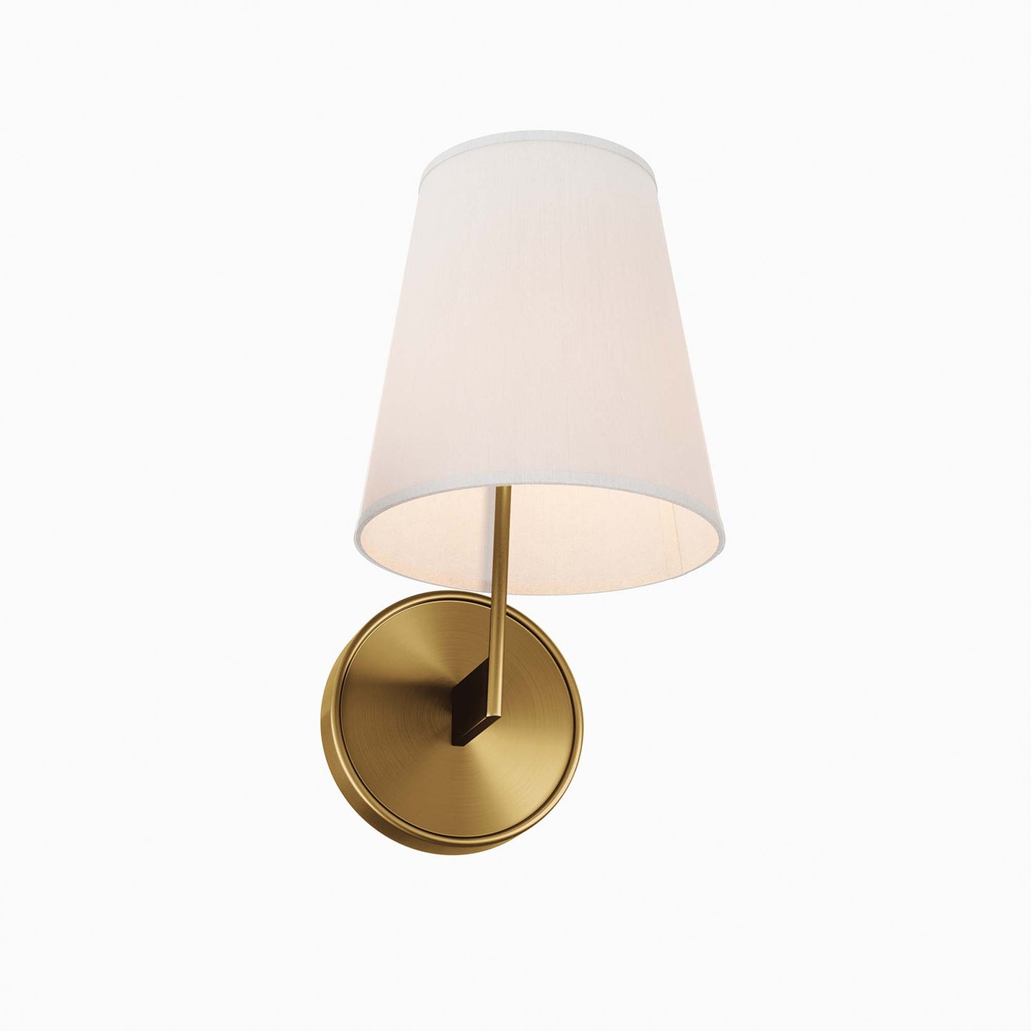 Modway Outlet Surround Wall Sconce by Modway  Lighting Lighting White Satin Brass - EEI-5643-WHI-SBR