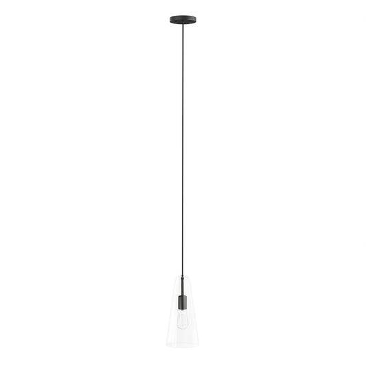 Modway Outlet Beacon 1-Light Pendant Light by Modway  Lighting Lighting Clear Black - EEI-5644-CLR-BLK