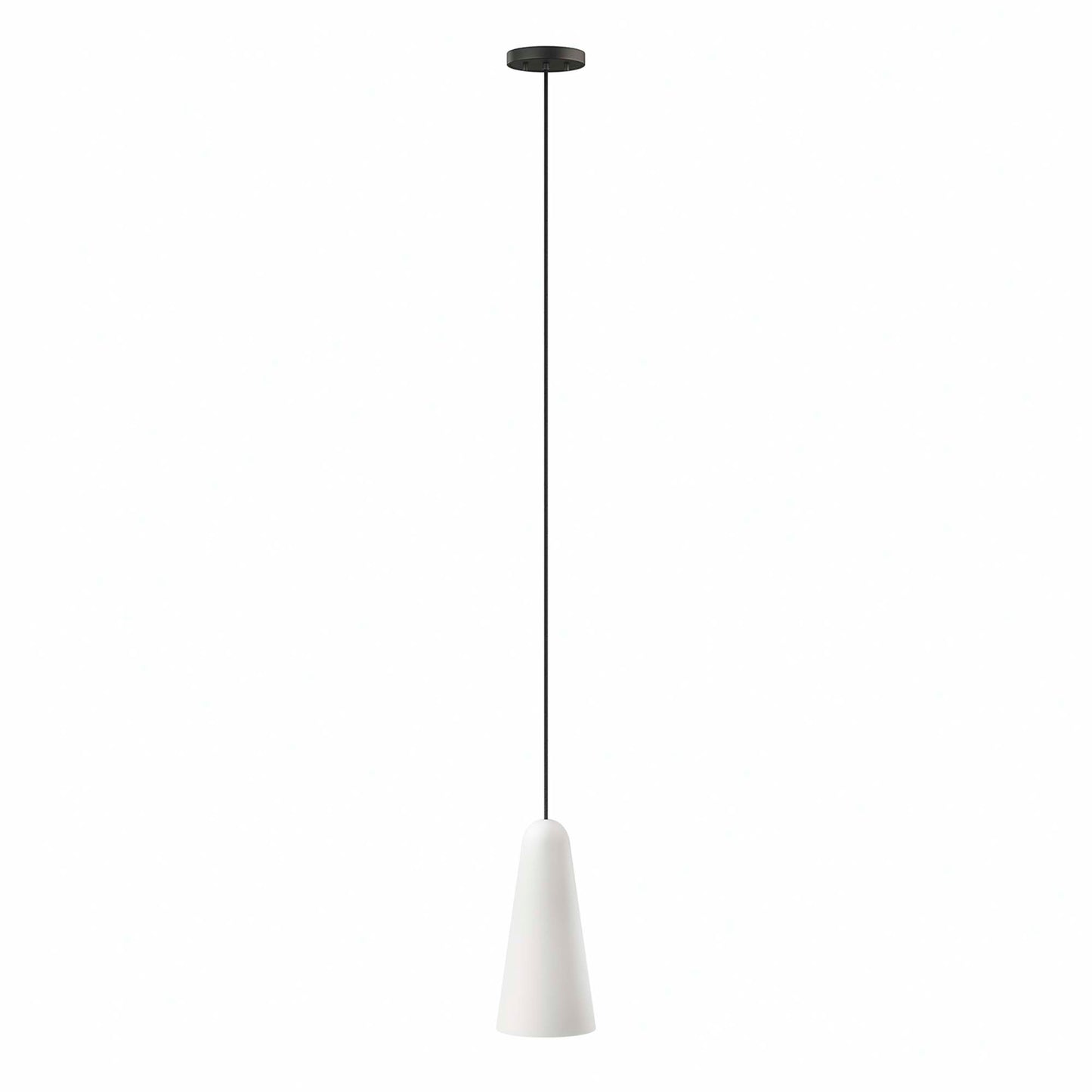 Modway Outlet Beacon 1-Light Pendant Light by Modway  Lighting Lighting Opal Black - EEI-5644-OPA-BLK