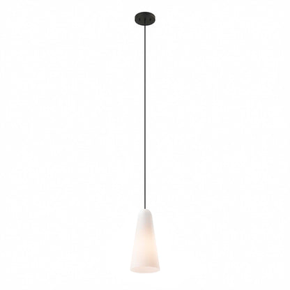 Modway Outlet Beacon 1-Light Pendant Light by Modway  Lighting Lighting Opal Black - EEI-5644-OPA-BLK