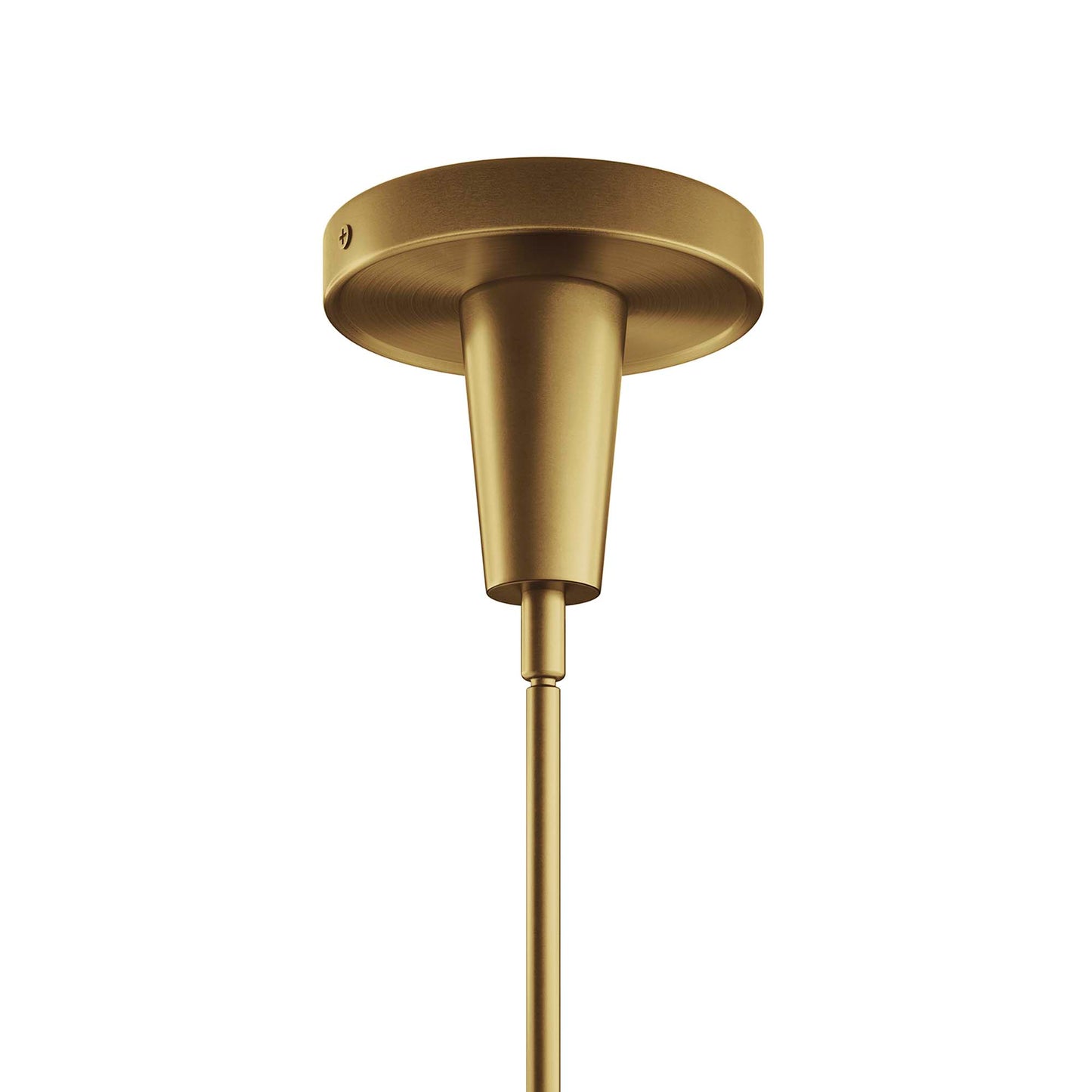 Modway Outlet Beacon 3-Light Pendant Light by Modway  Lighting Lighting Clear Satin Brass - EEI-5647-CLR-SBR