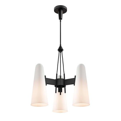 Modway Outlet Beacon 3-Light Pendant Light by Modway  Lighting Lighting Opal Black - EEI-5647-OPA-BLK