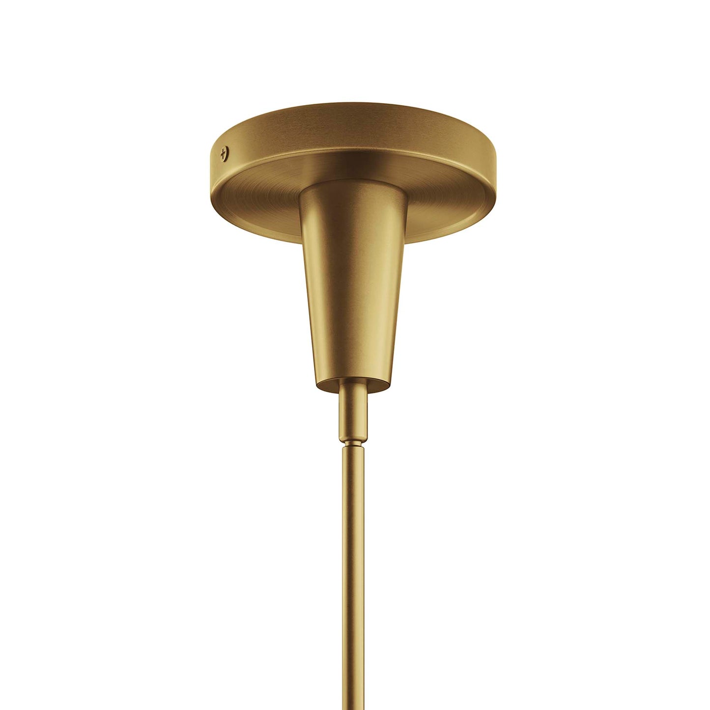 Modway Outlet Beacon 3-Light Pendant Light by Modway  Lighting Lighting Opal Satin Brass - EEI-5647-OPA-SBR