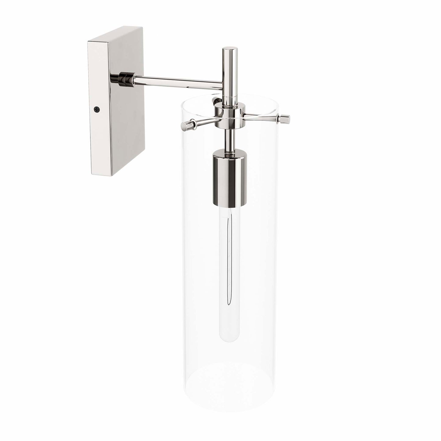 Modway Outlet Skylark Wall Sconce by Modway  Lighting Lighting Clear Polished Nickel - EEI-5649-CLR-PON
