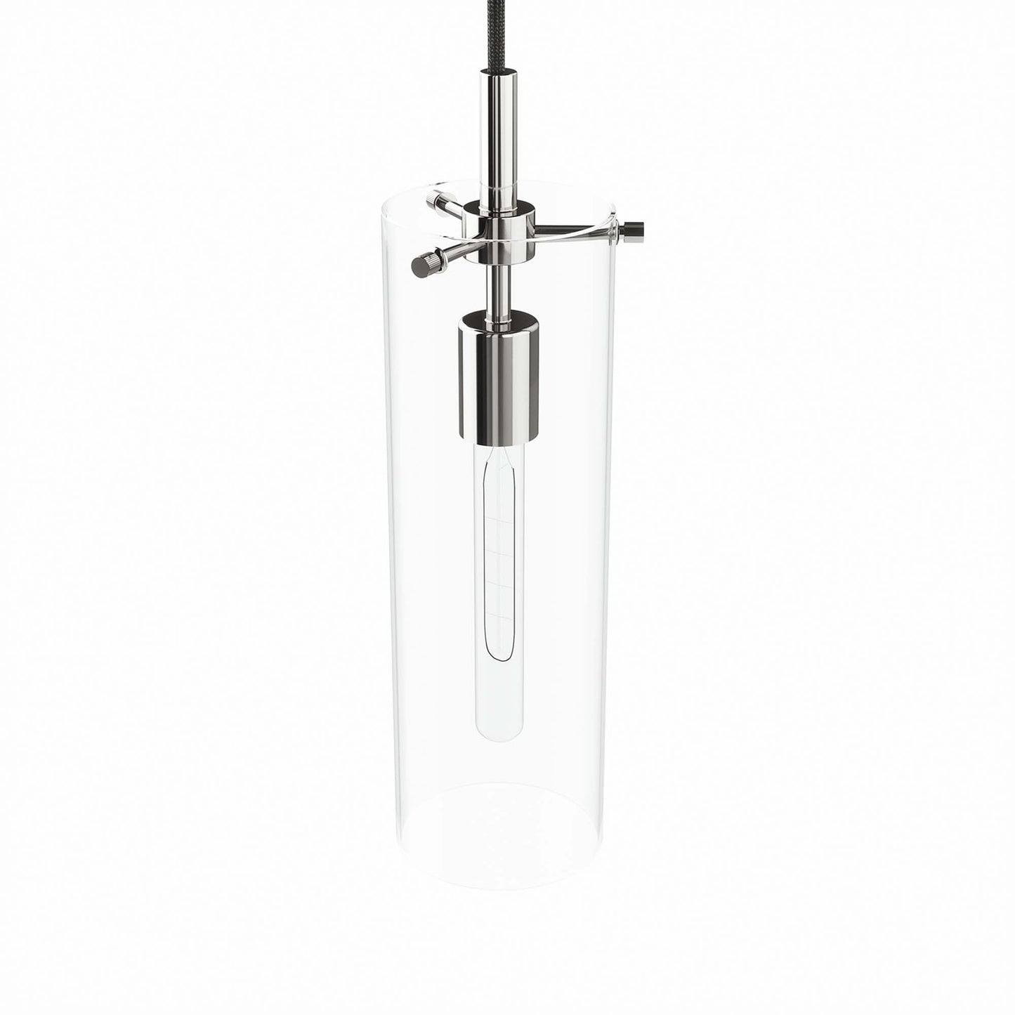 Modway Outlet Skylark Pendant Light by Modway  Lighting Lighting Clear Polished Nickel - EEI-5652-CLR-PON