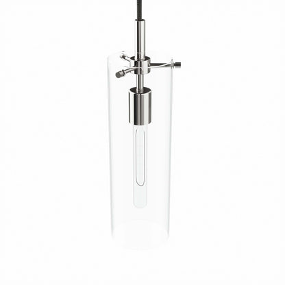 Modway Outlet Skylark Pendant Light by Modway  Lighting Lighting Clear Polished Nickel - EEI-5652-CLR-PON