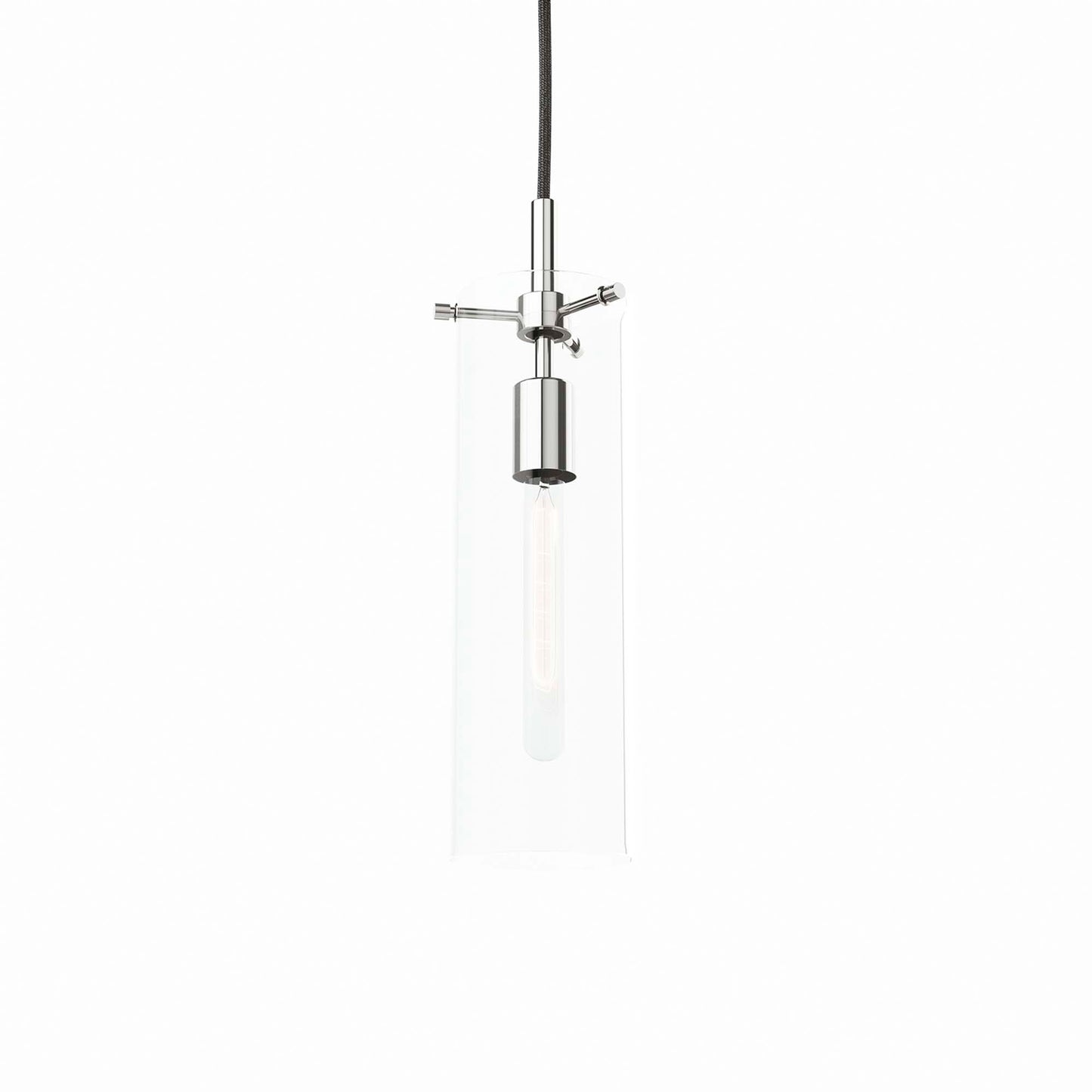 Modway Outlet Skylark Pendant Light by Modway  Lighting Lighting Clear Polished Nickel - EEI-5652-CLR-PON