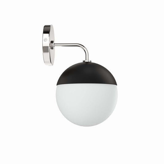 Modway Outlet Stellar 1-Light Wall Sconce by Modway  Lighting Lighting Opal Polished Nickel - EEI-5655-OPA-PON