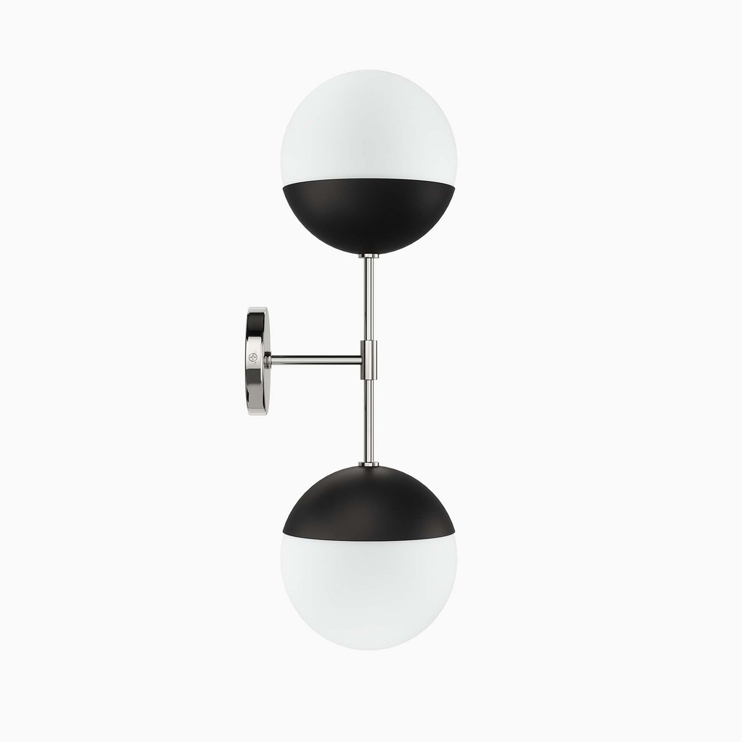 Modway Outlet Stellar 2-Light Wall Sconce by Modway  Lighting Lighting Opal Polished Nickel - EEI-5657-OPA-PON