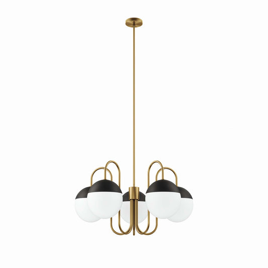 Modway - Stellar 5-Light Chandelier by Modway  Lighting Ceiling Lamps Brown - EEI-5658-OPA-SBR