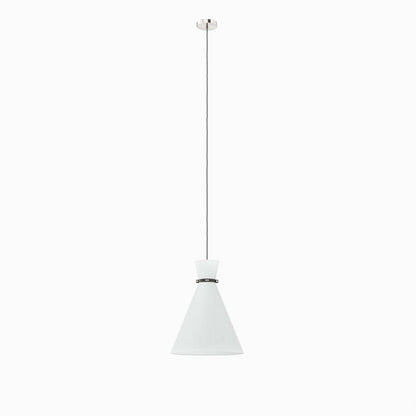 Modway Outlet Starlight 1-Light Pendant Light by Modway  Lighting Lighting White Polished Nickel - EEI-5659-WHI-PON