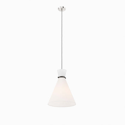 Modway Outlet Starlight 1-Light Pendant Light by Modway  Lighting Lighting White Polished Nickel - EEI-5659-WHI-PON