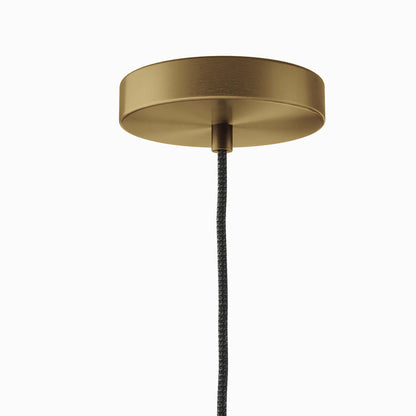 Modway Outlet Starlight 1-Light Pendant Light by Modway  Lighting Lighting White Satin Brass - EEI-5659-WHI-SBR