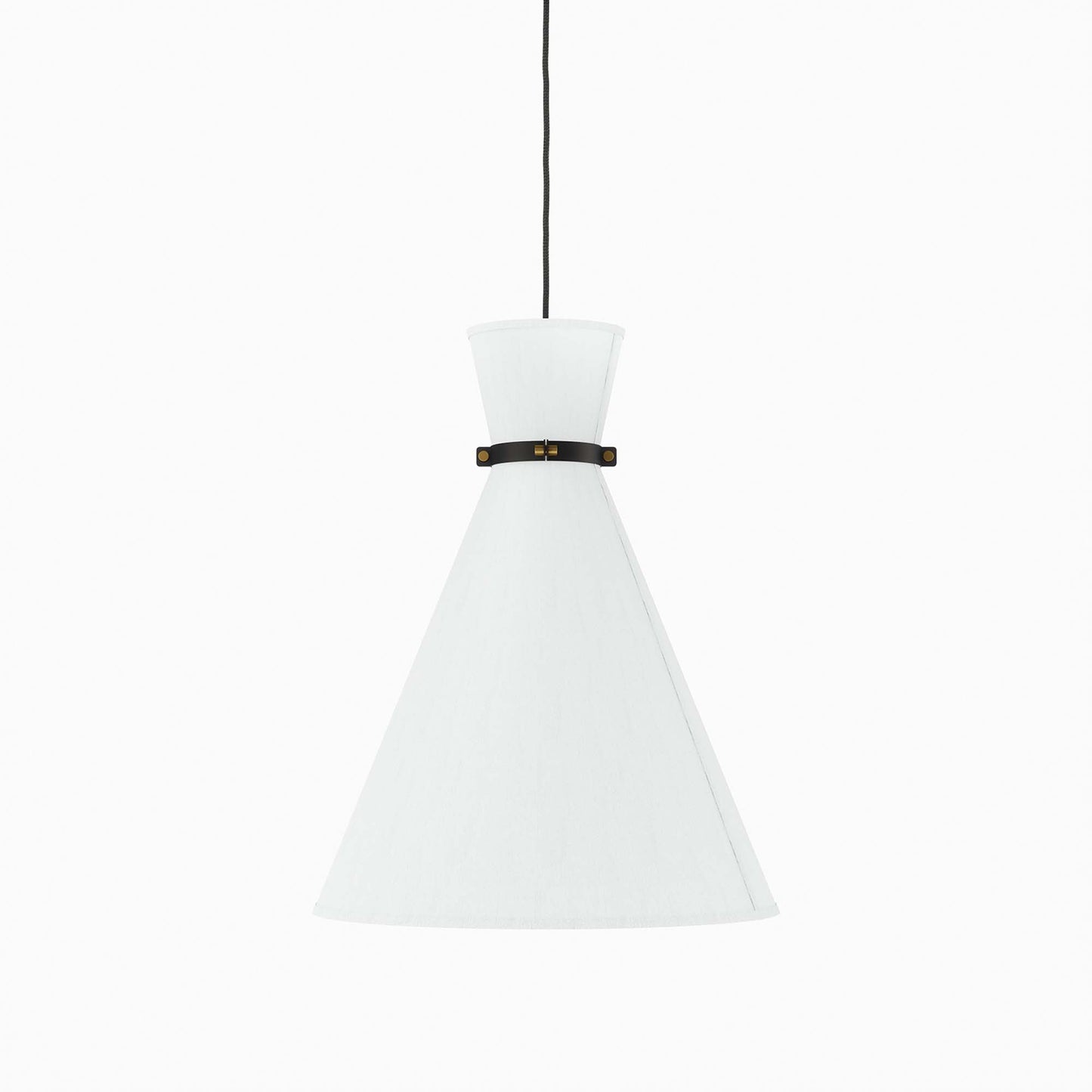 Modway Outlet Starlight 1-Light Pendant Light by Modway  Lighting Lighting White Satin Brass - EEI-5659-WHI-SBR