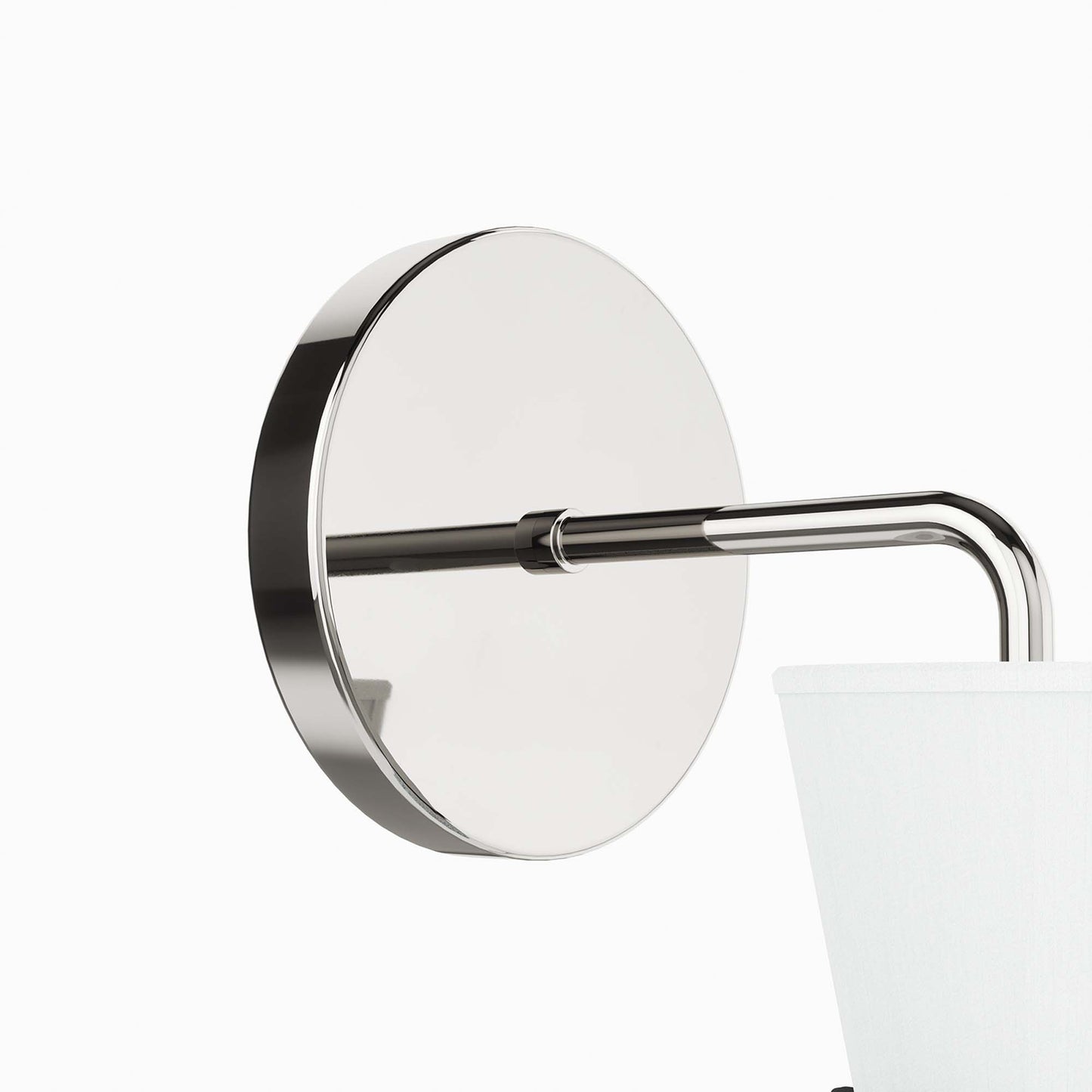 Modway Outlet Starlight 1-Light Wall Sconce by Modway  Lighting Lighting White Polished Nickel - EEI-5660-WHI-PON