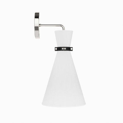 Modway Outlet Starlight 1-Light Wall Sconce by Modway  Lighting Lighting White Polished Nickel - EEI-5660-WHI-PON