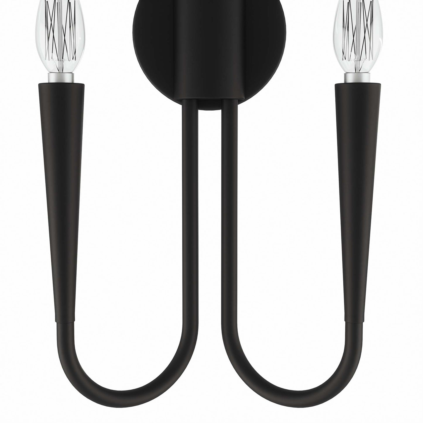 Modway - Penrose 2-Light Wall Sconce by Modway  Lighting  Black - EEI-5666-BLK