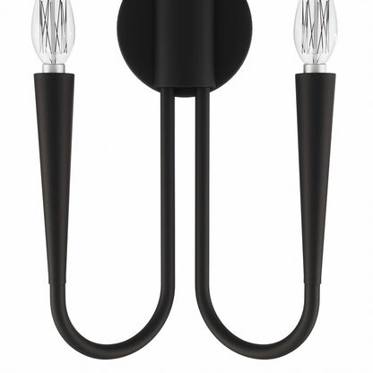 Modway - Penrose 2-Light Wall Sconce by Modway  Lighting  Black - EEI-5666-BLK