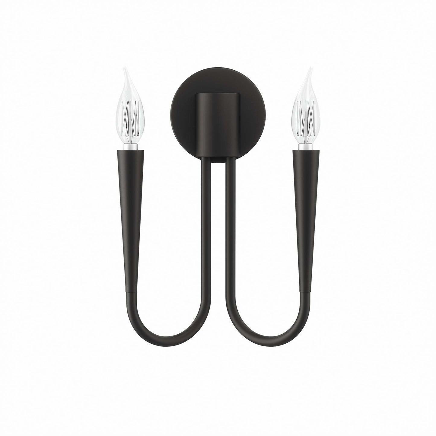 Modway - Penrose 2-Light Wall Sconce by Modway  Lighting  Black - EEI-5666-BLK