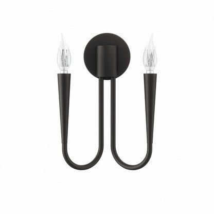 Modway - Penrose 2-Light Wall Sconce by Modway  Lighting  Black - EEI-5666-BLK