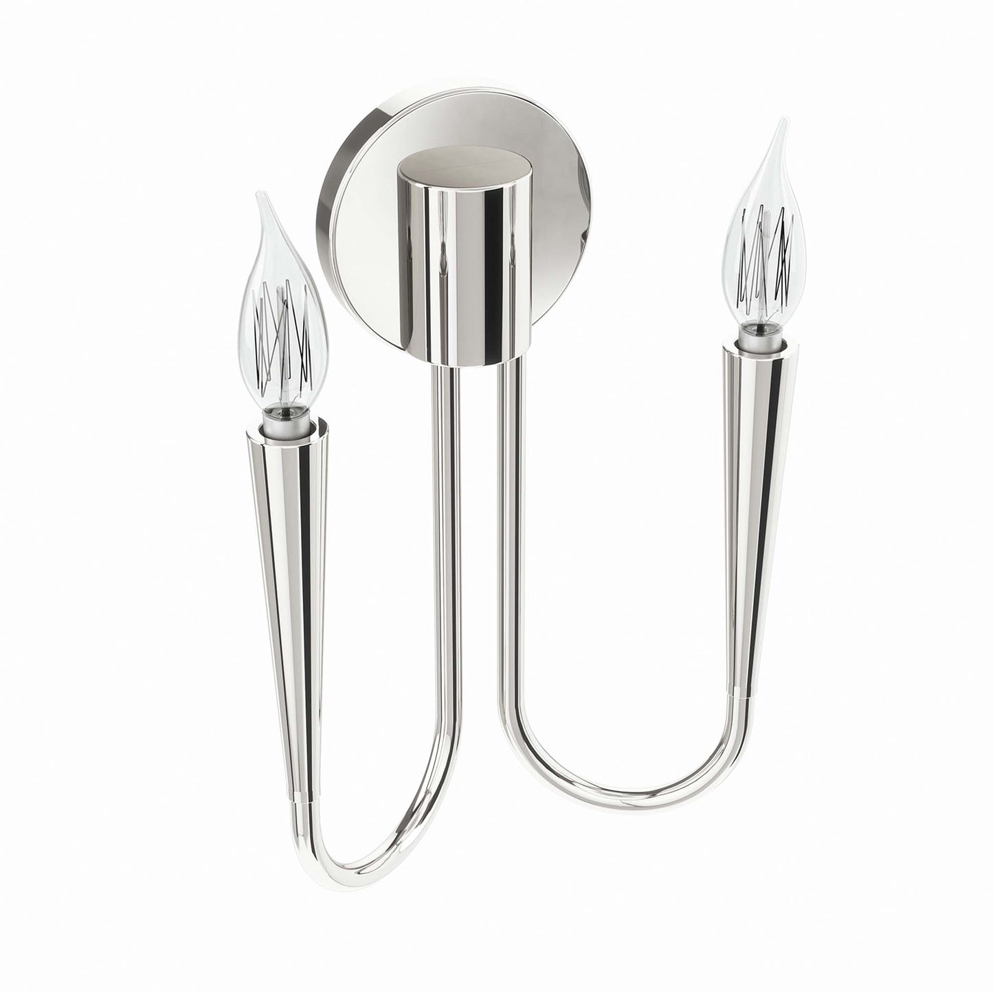 Modway Outlet Penrose 2-Light Wall Sconce by Modway  Lighting Lighting Polished Nickel - EEI-5666-PON