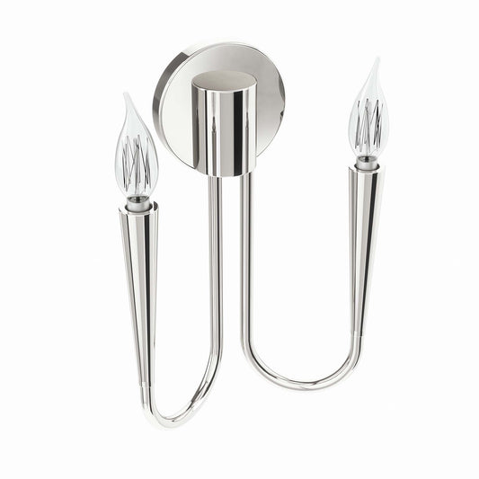 Modway Outlet Penrose 2-Light Wall Sconce by Modway  Lighting Lighting Polished Nickel - EEI-5666-PON