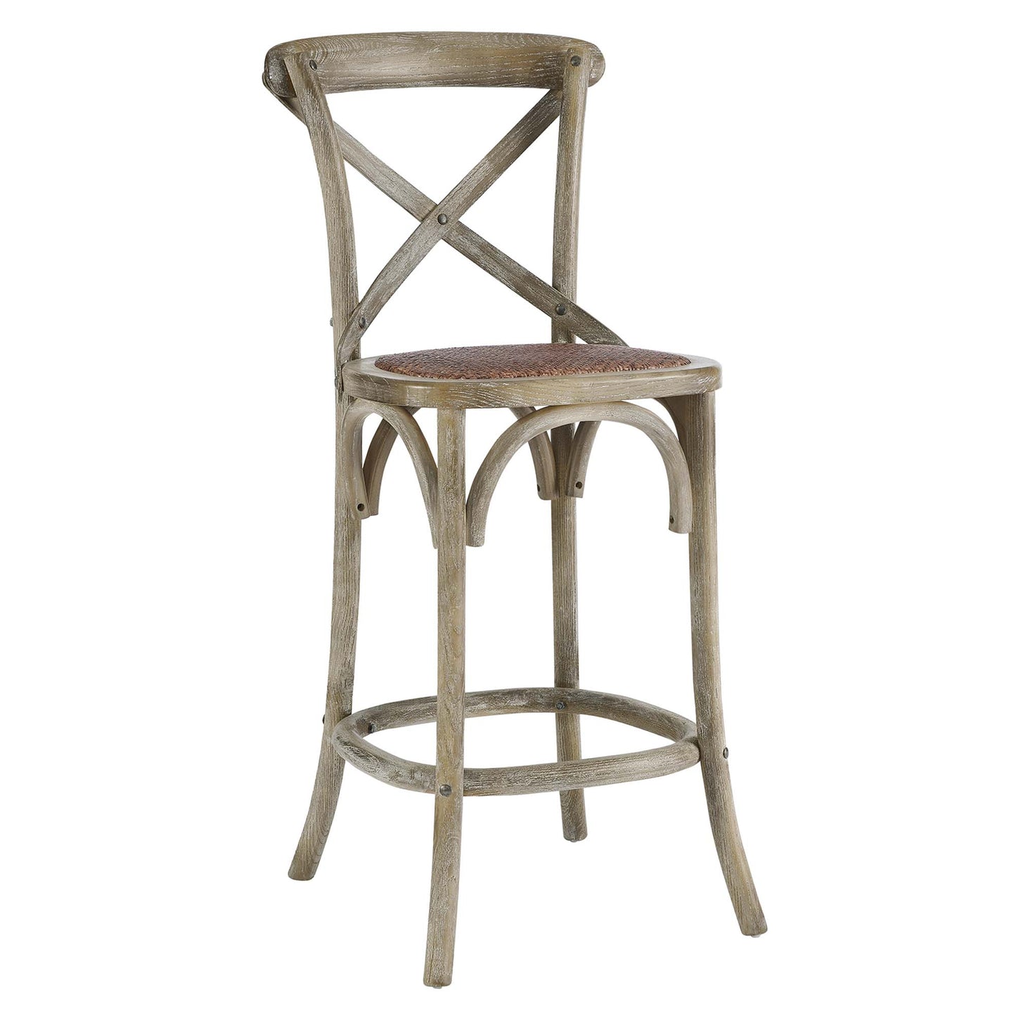 Modway - Gear Counter Stool by Modway  Bar and Dining Bar and Counter Stools Gray - EEI-5667-GRY