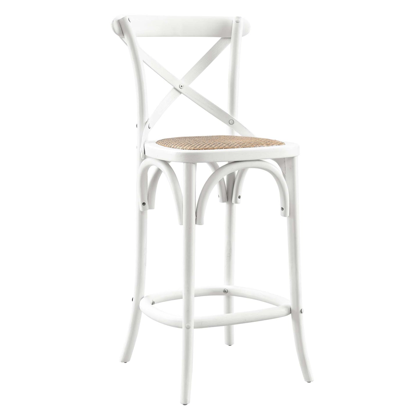 Modway - Gear Counter Stool by Modway  Bar and Dining Bar and Counter Stools White - EEI-5667-WHI