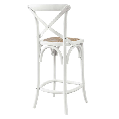 Modway - Gear Counter Stool by Modway  Bar and Dining Bar and Counter Stools White - EEI-5667-WHI