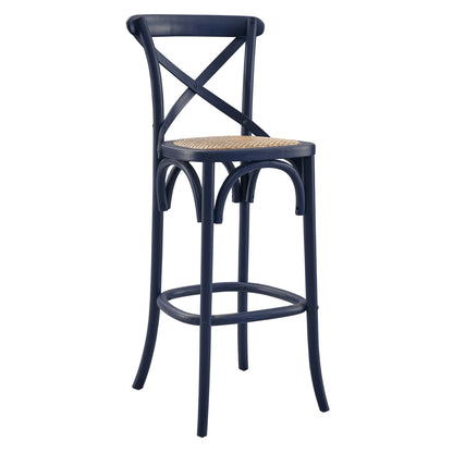 Modway - Gear Bar Stool by Modway  Bar and Dining Bar and Counter Stools Blue - EEI-5668-MID