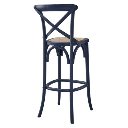 Modway - Gear Bar Stool by Modway  Bar and Dining Bar and Counter Stools Blue - EEI-5668-MID