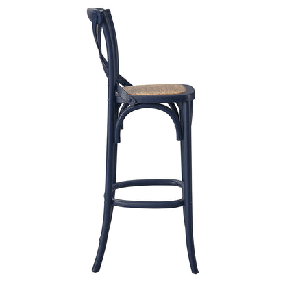 Modway - Gear Bar Stool by Modway  Bar and Dining Bar and Counter Stools Blue - EEI-5668-MID