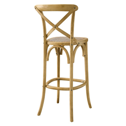 Modway - Gear Bar Stool by Modway  Bar and Dining Bar and Counter Stools Brown - EEI-5668-NAT