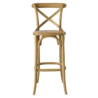 Modway - Gear Bar Stool by Modway  Bar and Dining Bar and Counter Stools Brown - EEI-5668-NAT