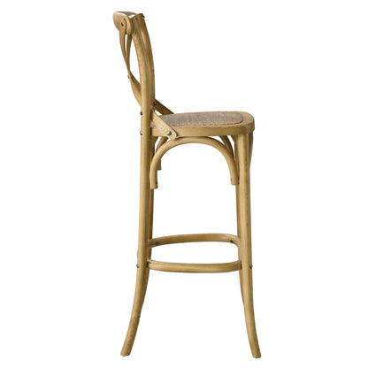 Modway - Gear Bar Stool by Modway  Bar and Dining Bar and Counter Stools Brown - EEI-5668-NAT