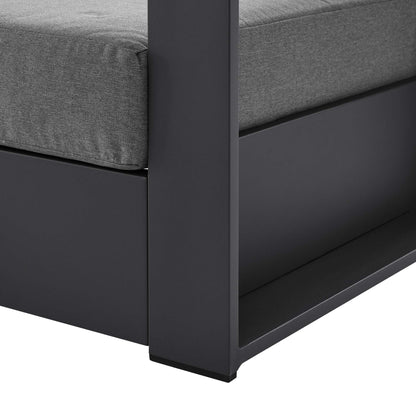 Modway - Tahoe Outdoor Patio Powder-Coated Aluminum Armchair by Modway  Outdoor Furniture Sofa Sectionals Brown - EEI-5675-GRY-CHA