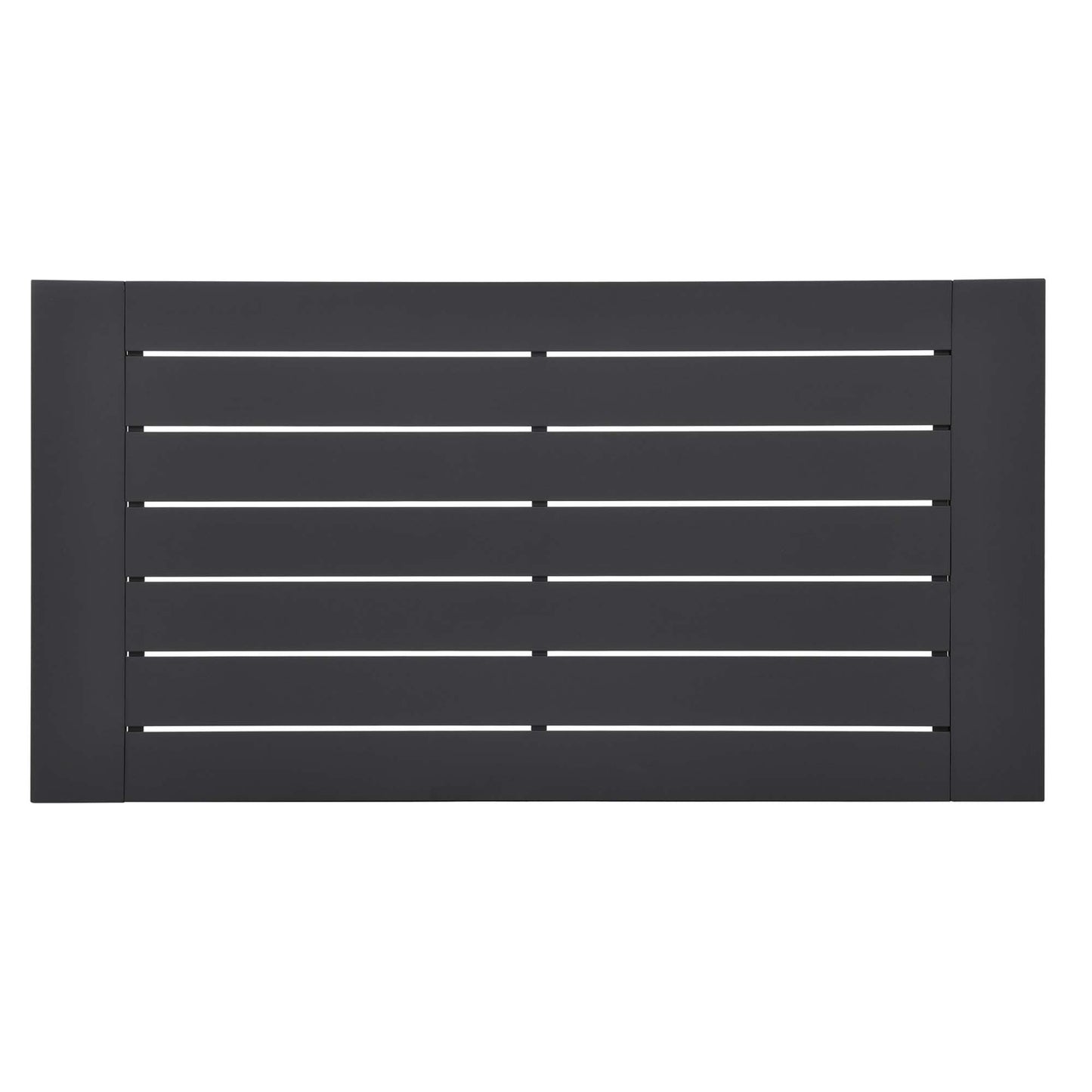 Modway - Tahoe Outdoor Patio Powder-Coated Aluminum Coffee Table by Modway  Outdoor Furniture Bar and Dining Gray - EEI-5677-GRY