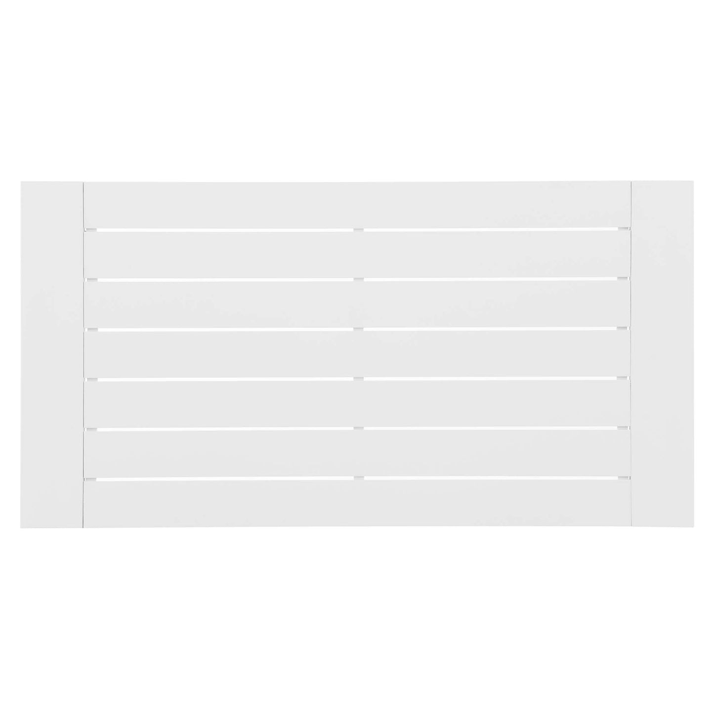 Modway - Tahoe Outdoor Patio Powder-Coated Aluminum Coffee Table by Modway  Outdoor Furniture Bar and Dining White - EEI-5677-WHI