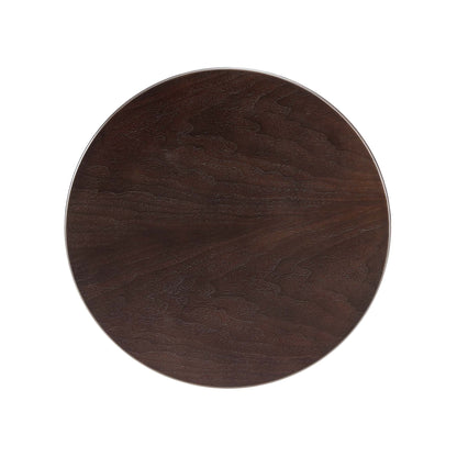 Modway Outlet Lippa 20" Round Wood Side Table by Modway  Living Room Furniture White Cherry Walnut - EEI-5679-WHI-CHE