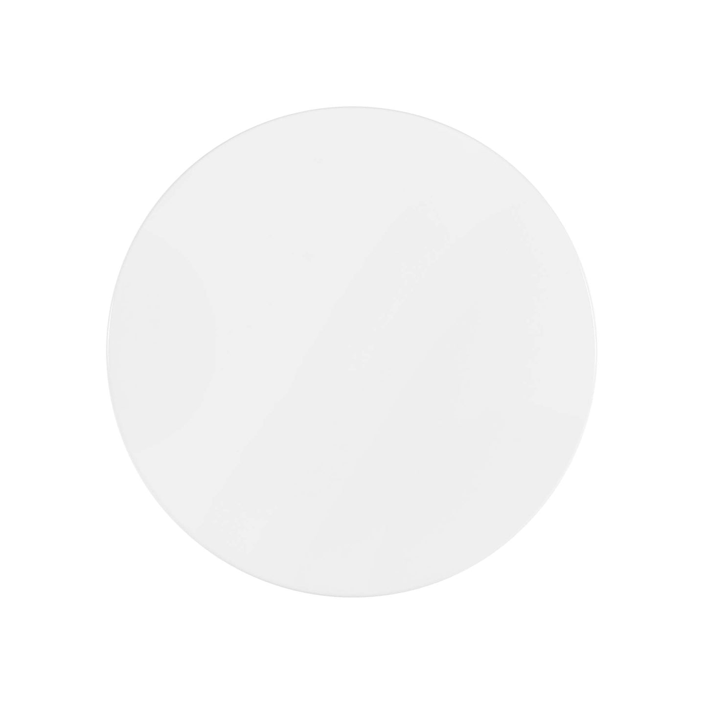 Modway - Lippa 20" Round Wood Side Table by Modway  Living Room Tables White - EEI-5688-BLK-WHI