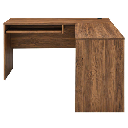 Modway - Venture L-Shaped Wood Office Desk by Modway  Office Furniture Computer Desks Brown - EEI-5703-WAL