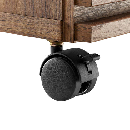 Modway - Render Wood File Cabinet by Modway  Office Furniture Computer Desks Brown - EEI-5704-WAL