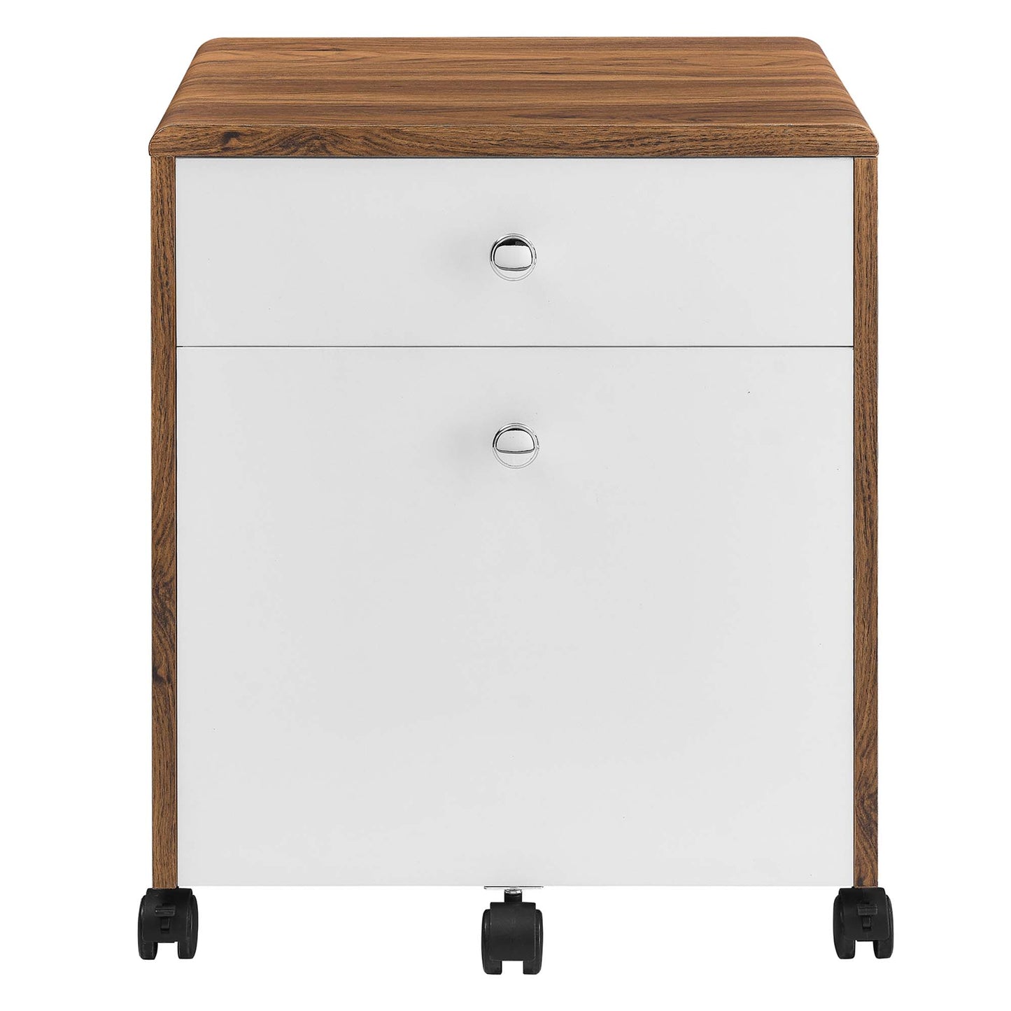Modway Outlet Transmit Wood File Cabinet by Modway  Office Furniture Furniture Walnut White - EEI-5705-WAL-WHI