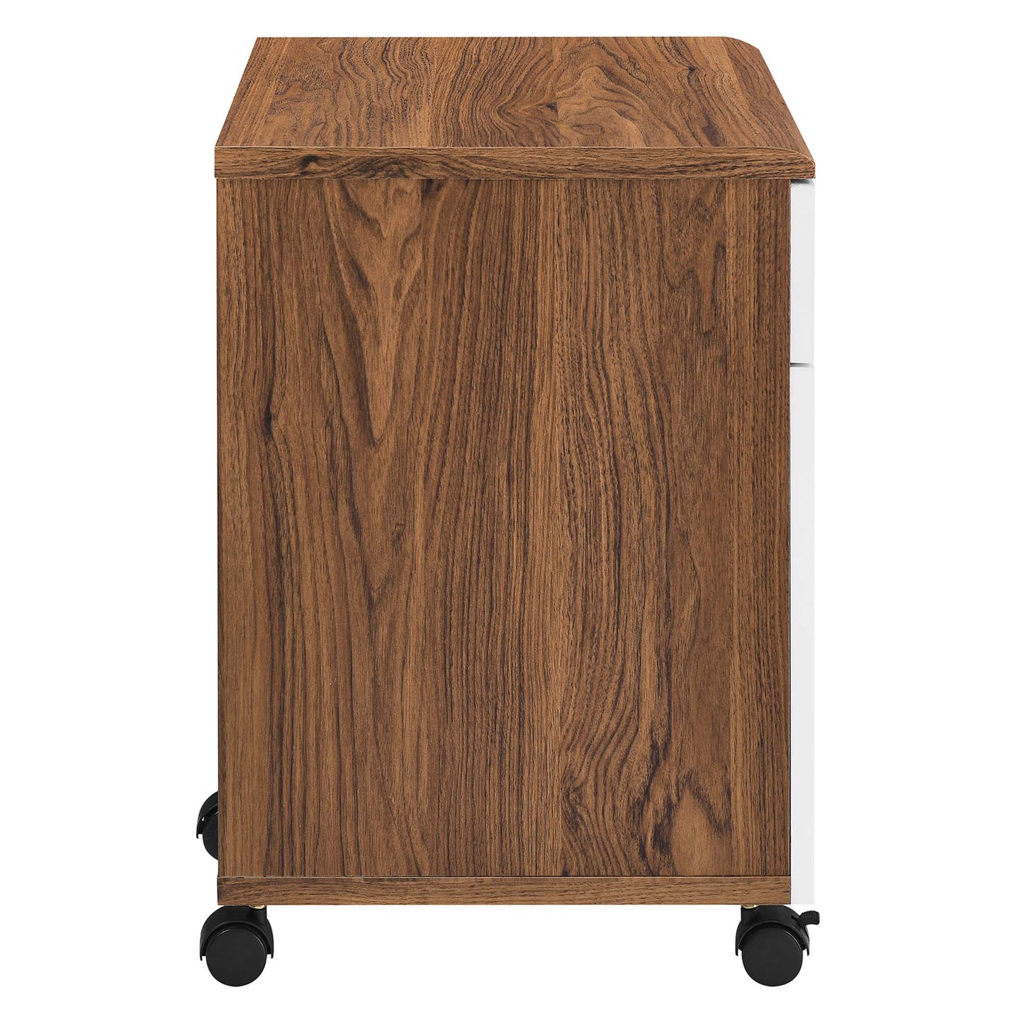 Modway Outlet Envision Wood File Cabinet by Modway  Office Furniture Furniture Walnut White - EEI-5706-WAL-WHI