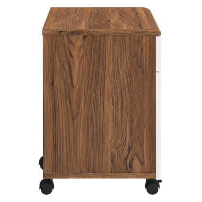 Modway Outlet Envision Wood File Cabinet by Modway  Office Furniture Furniture Walnut White - EEI-5706-WAL-WHI